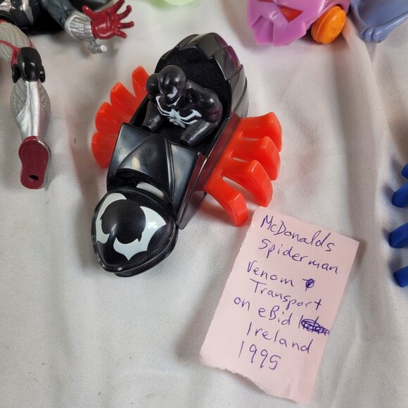 Spiderman Figure Lot of 6 NEAR MINT Venom Man-Spider Radioactive - Picture 9 of 16